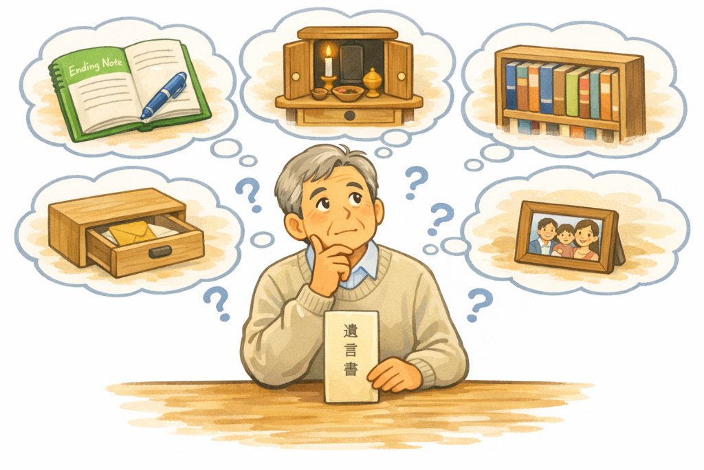 遺言書を書いたらどこに保管する？