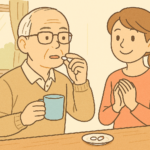 高齢者の誤嚥性肺炎を防ぐ服薬方法